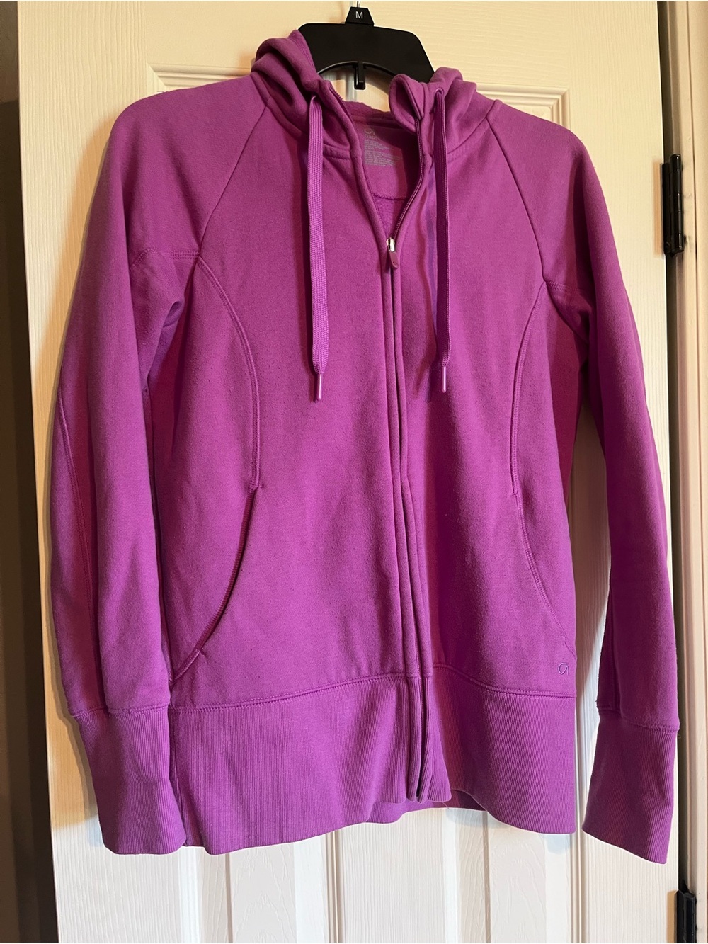 GAPFit Essentials Neon Violet Zip-Up Hoodie